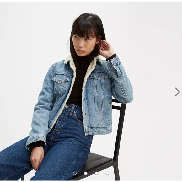 Levi’s Original Trucker Sherpa Jacket - Picture 1 of 9